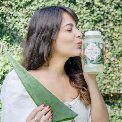 A. CAJA DE 12 PULPAS DE ALOE VERA ORGÁNICO.